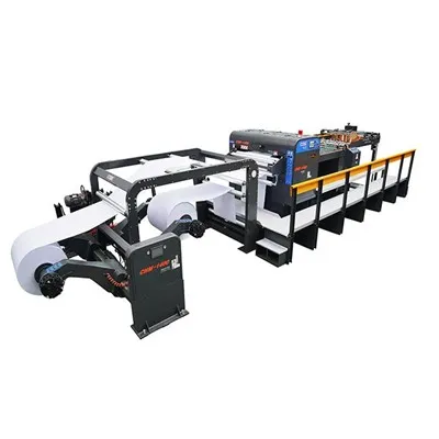 Máquina de processamento de papel laminador de tamanho cortado